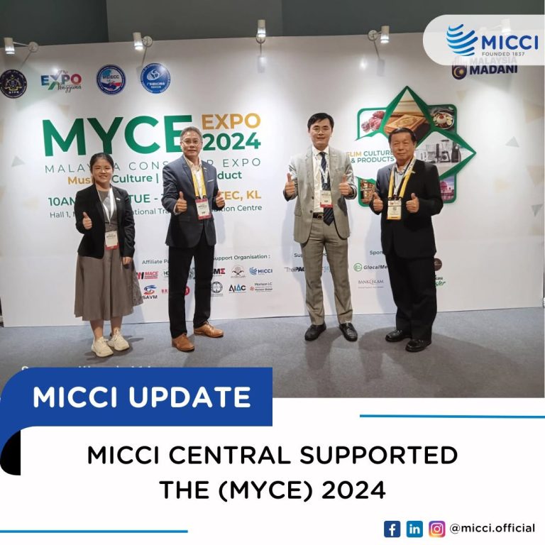 MICCI CENTRAL SUPPORTED THE (MYCE) 2024